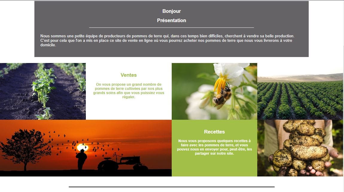 Sites et application mobile